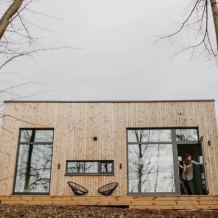 Birstonas Tiny Hemp House Villa Exterior photo